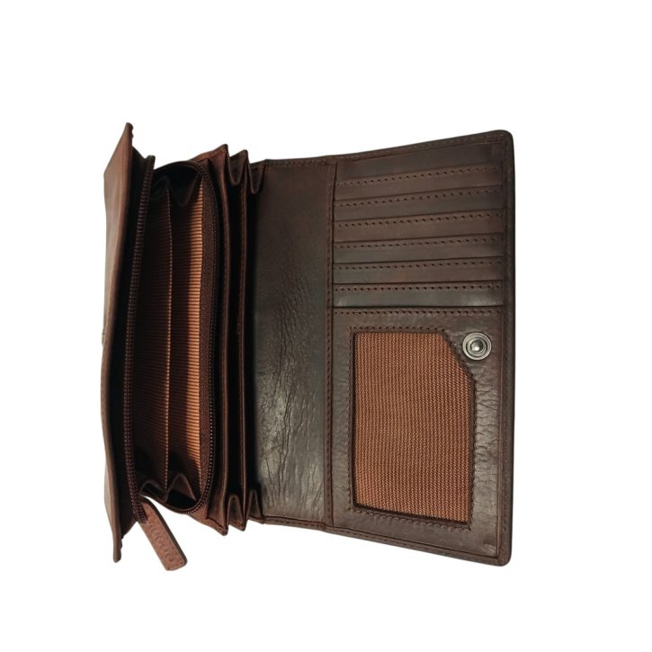 Saccoo YEN Damenbörse chestnut